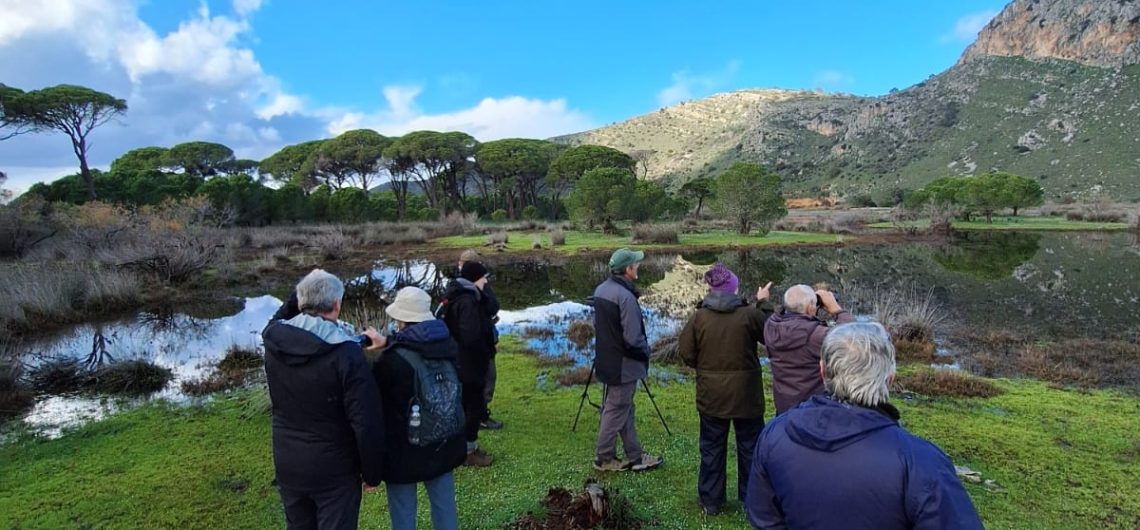 Group during a birdwatching day in Greece