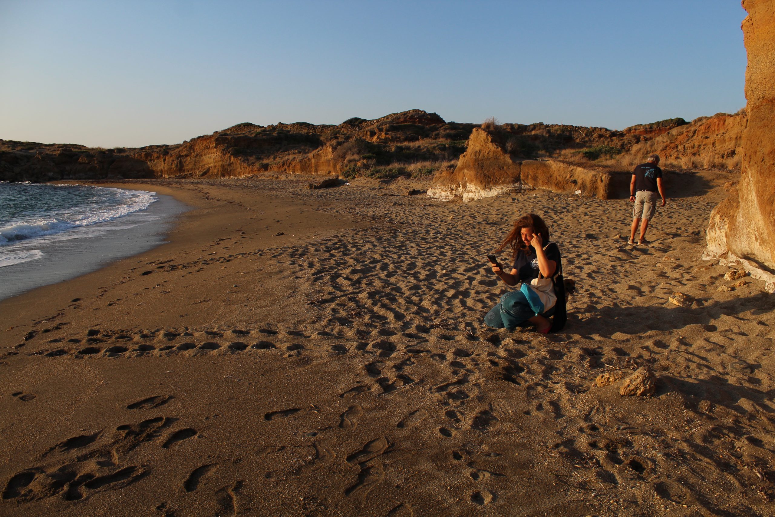Tulipa Goulimyi NGO locating sea turtle nests